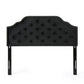 Charismatic Queen Size Headboard with Button Tufting and Nailhead Trim