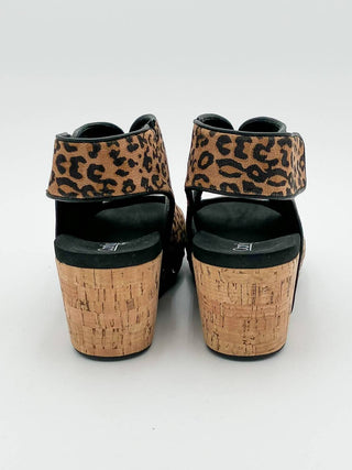 Corkys Footwear - Women's Frisky Faux Suede Leopard Wedges