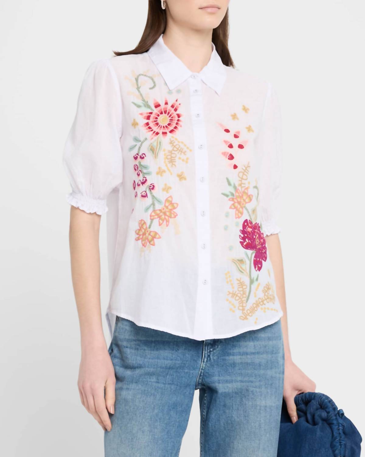 Johnny Was - Women's Sarai Smocked Lisbon Blouse