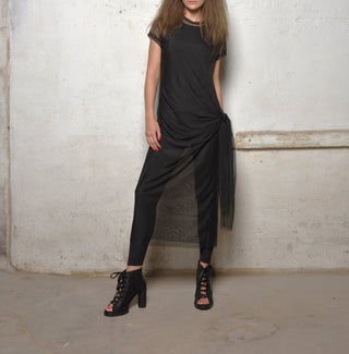 Simply Mila - Vestido de malha com manga curta