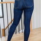 Judy Blue - Back Yoke Skinny Jeans with Phone Pocket
