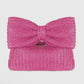 Little Trendy - Women's Bow Straw Handbag