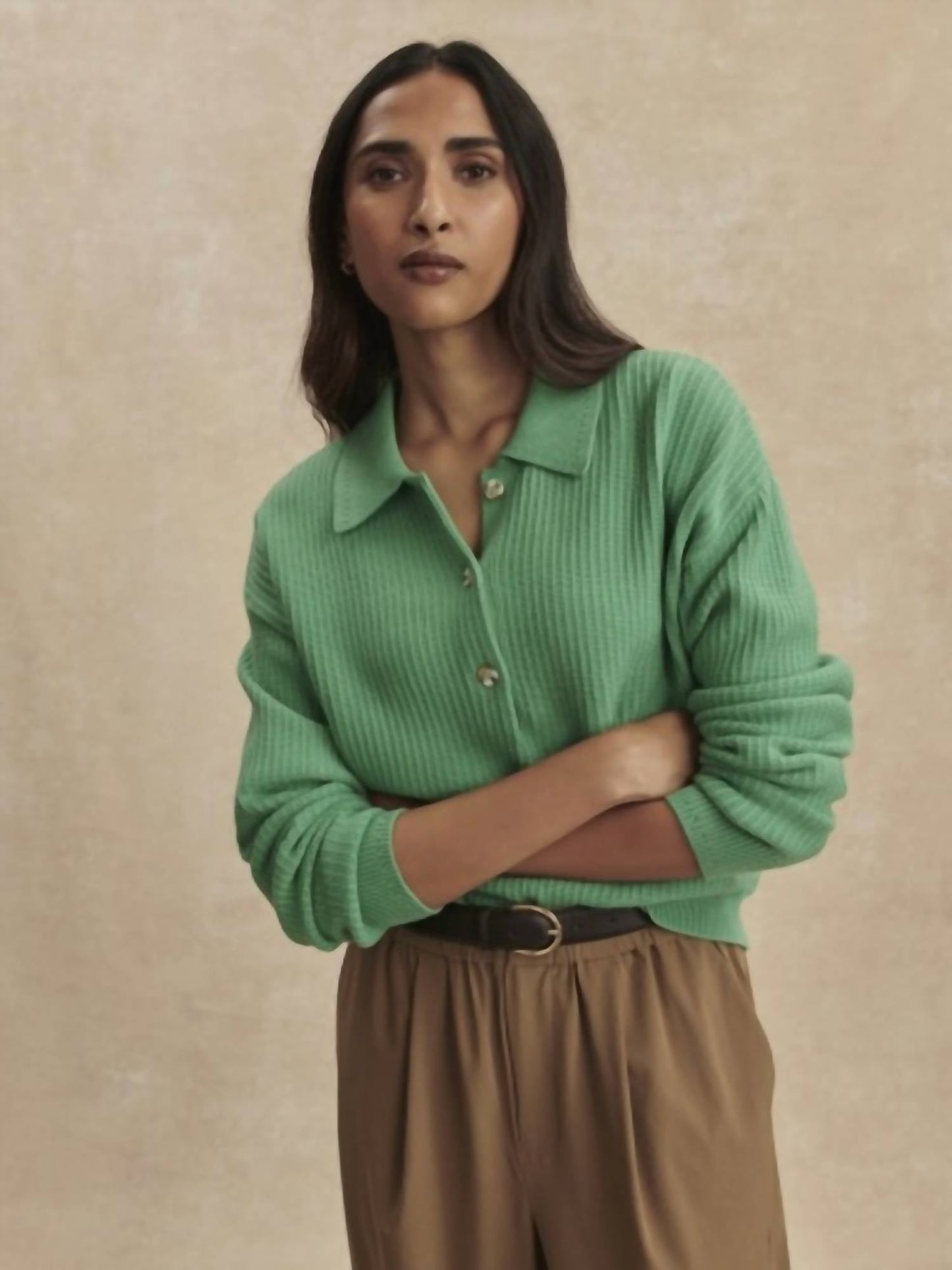 Varley - Marlie Polo Knit Sweater