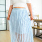 143 Story - Cascading Ruffles A-Line Skirt
