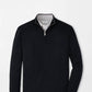 Peter Millar - Autumn Crest Suede Trim Quarter-zip Sweater