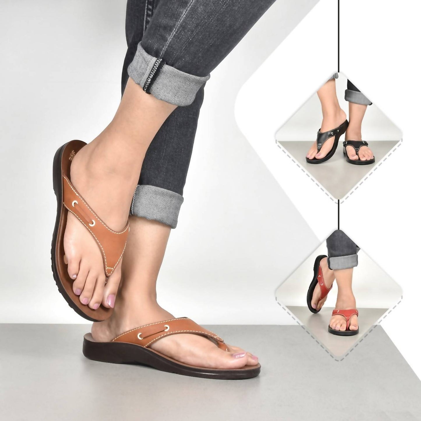 Aerosoft - Women's Paradigm Thong Flip Flops Sandals