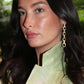 Accessory Concierge - Women's Pave Link Drop Earrings