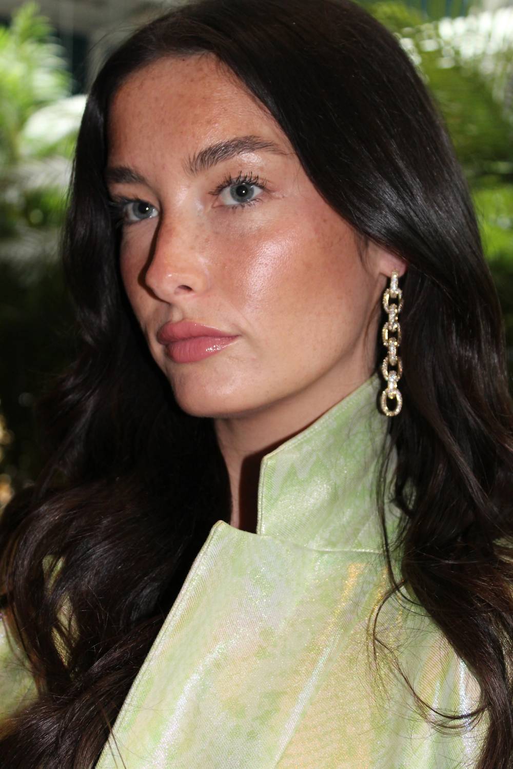 Accessory Concierge - Women's Pave Link Drop Earrings