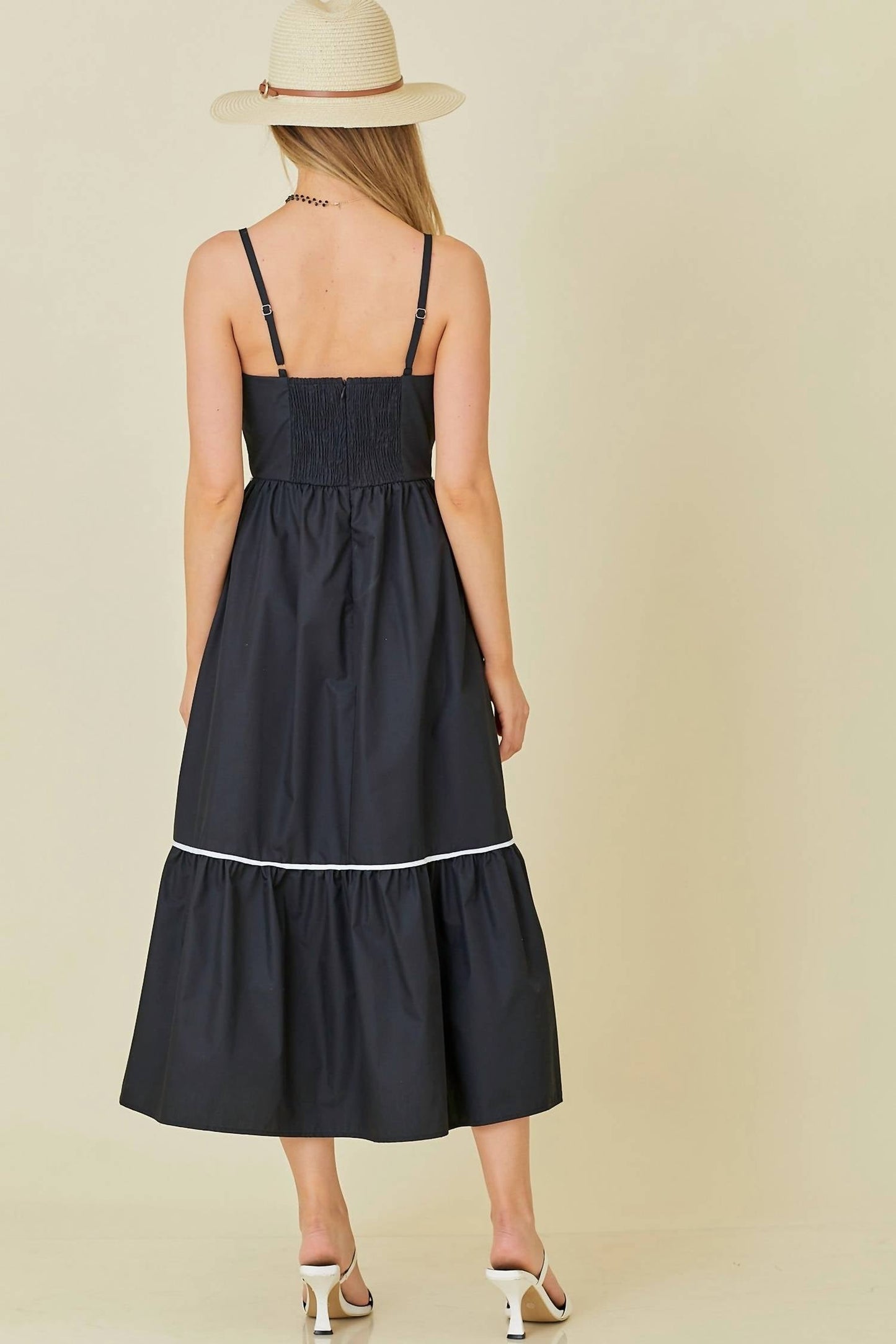 Fashion Go - Contrast Piping Dress