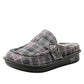 Alegria - Women's Brigid Plaid Leather Mules