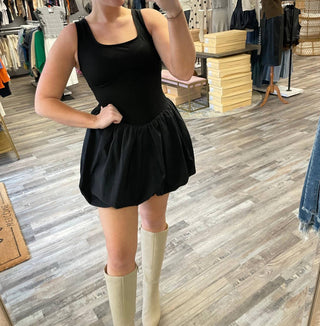 &Merci - Bubble Hem Mini Dress