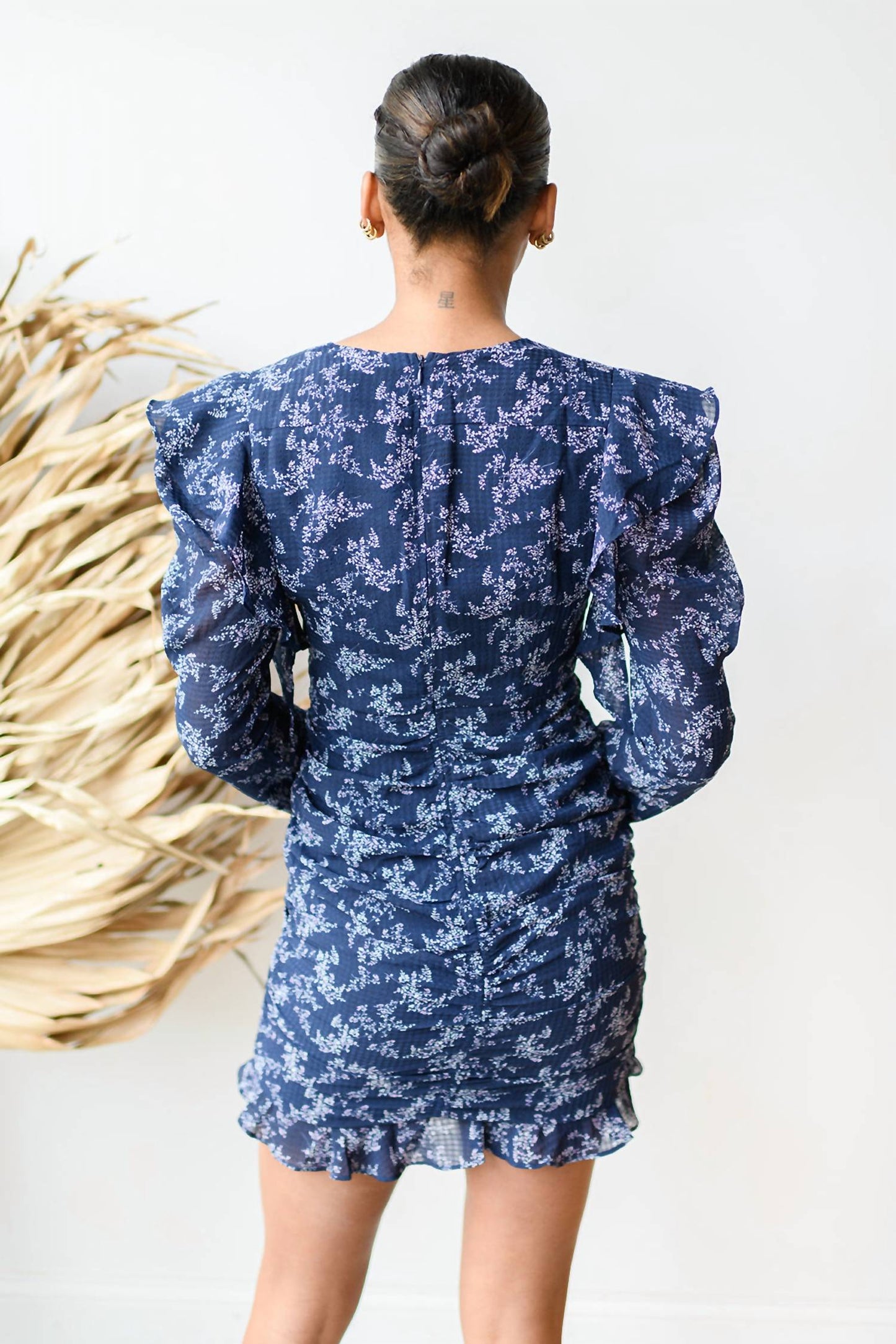 2.7 August Apparel - Good Posture Rouched Dress