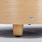 Scandinavian Style Elevated Dog Bed Pet Sofa Velvet Cushion Mid Size Light Grey