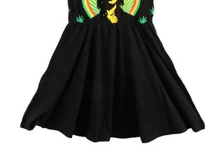 Bob Marley - Women's Celestial Bob And Pot Leaves Tank Dress