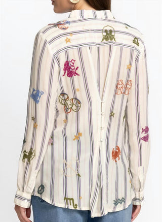 Johnny Was - Camisa Ariana com botões nas costas