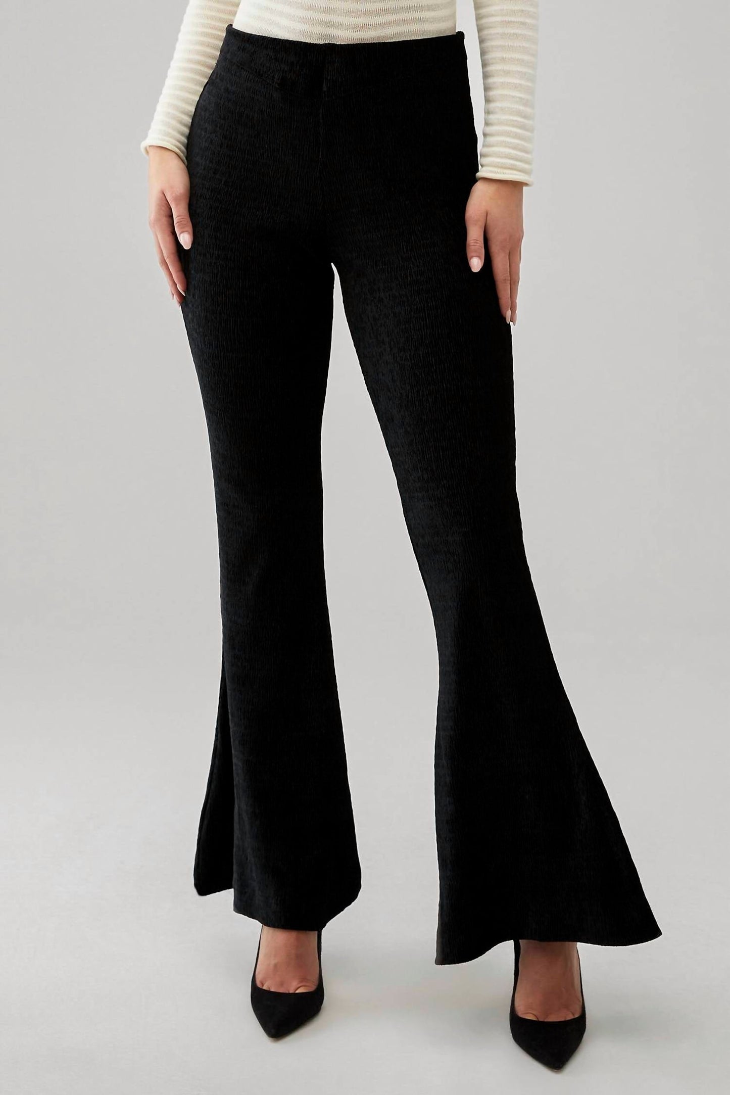Free People - Charming Velvet Flare Pants