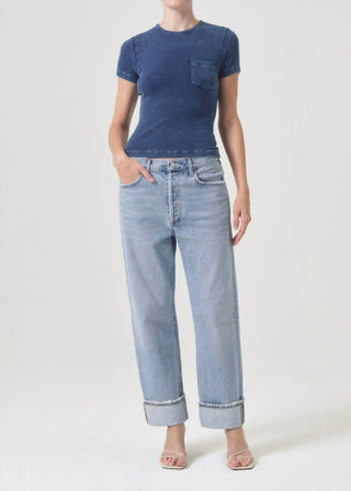 Agolde - Fran Low Slung Straight Jean