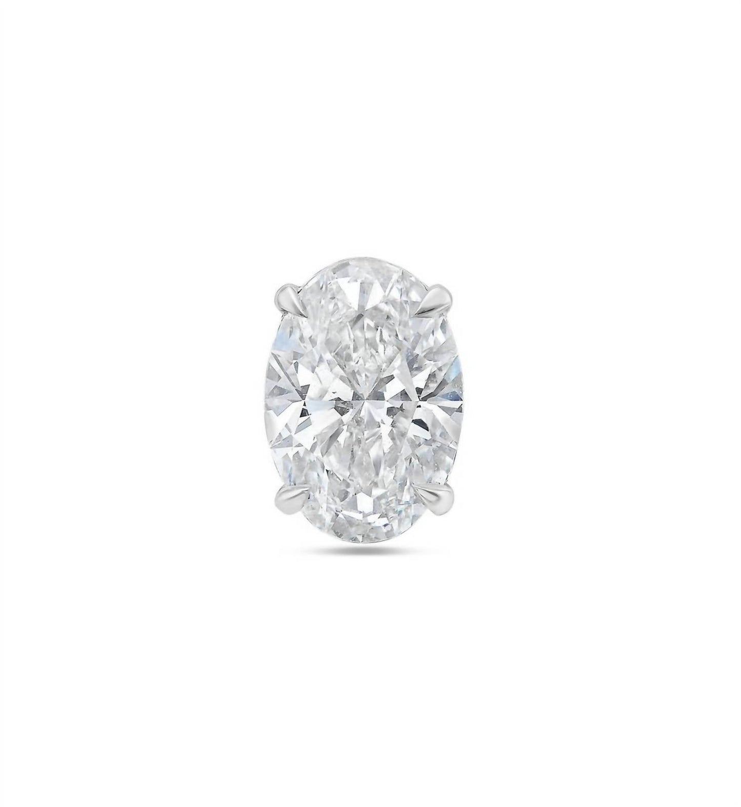 Diana M Jewels - 1.50 Cts Oval Lab Diamond Stud Earrings