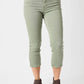 Judy Blue - Mid-Rise Garment Dyed Capri