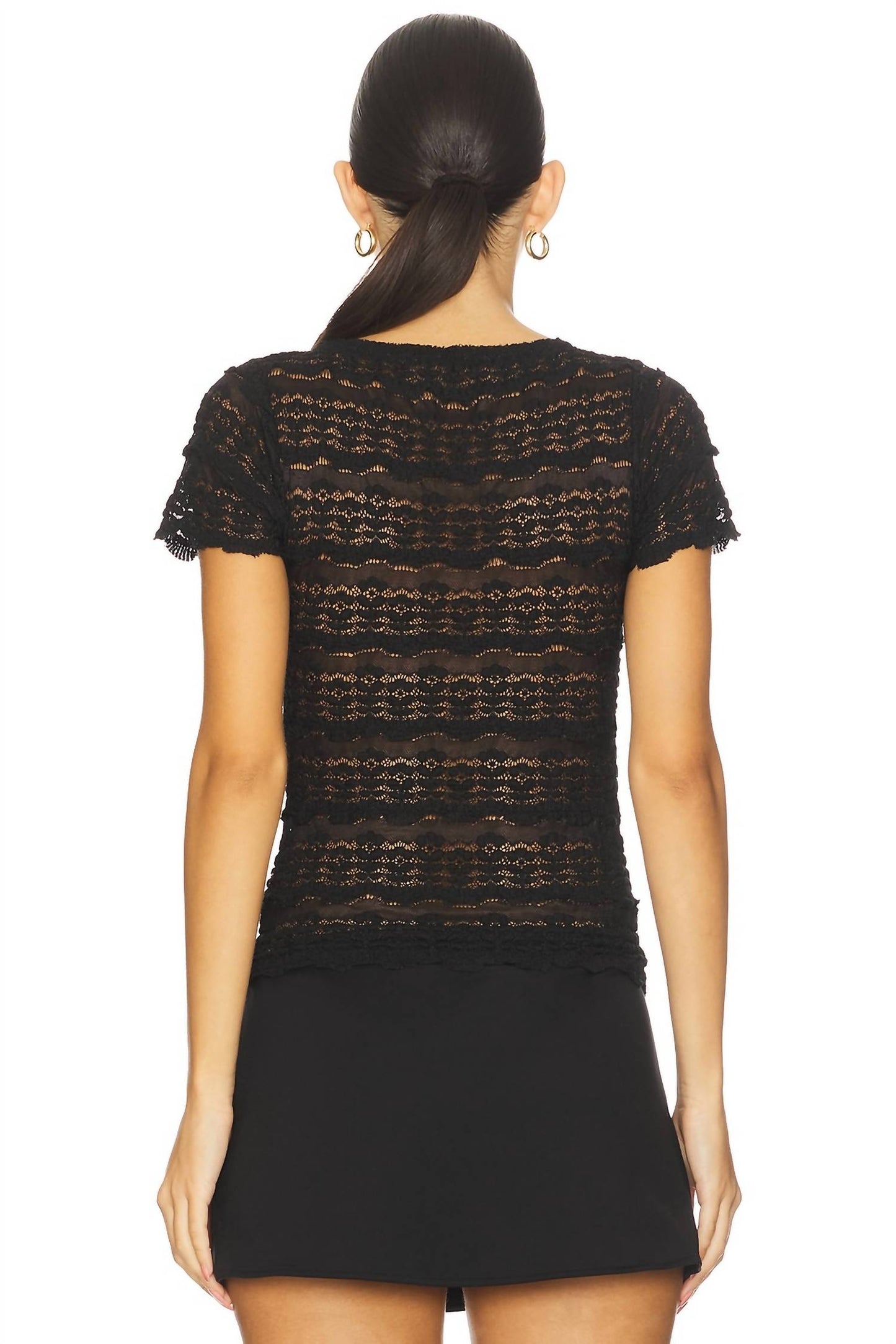 Free People - Angelina Lace Tee