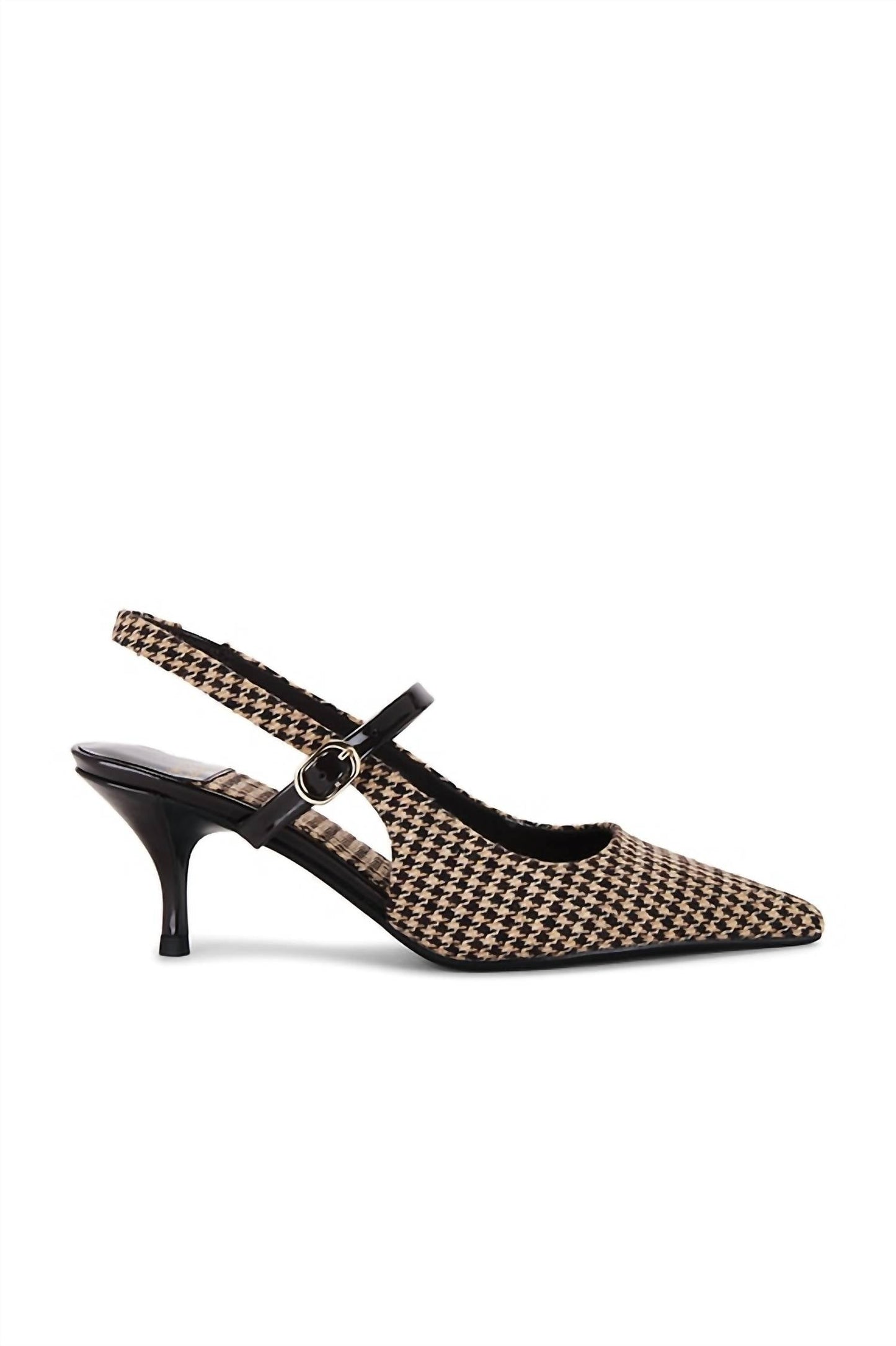 Jeffrey Campbell - Tanya Houndstooth Slingback Heel Pumps