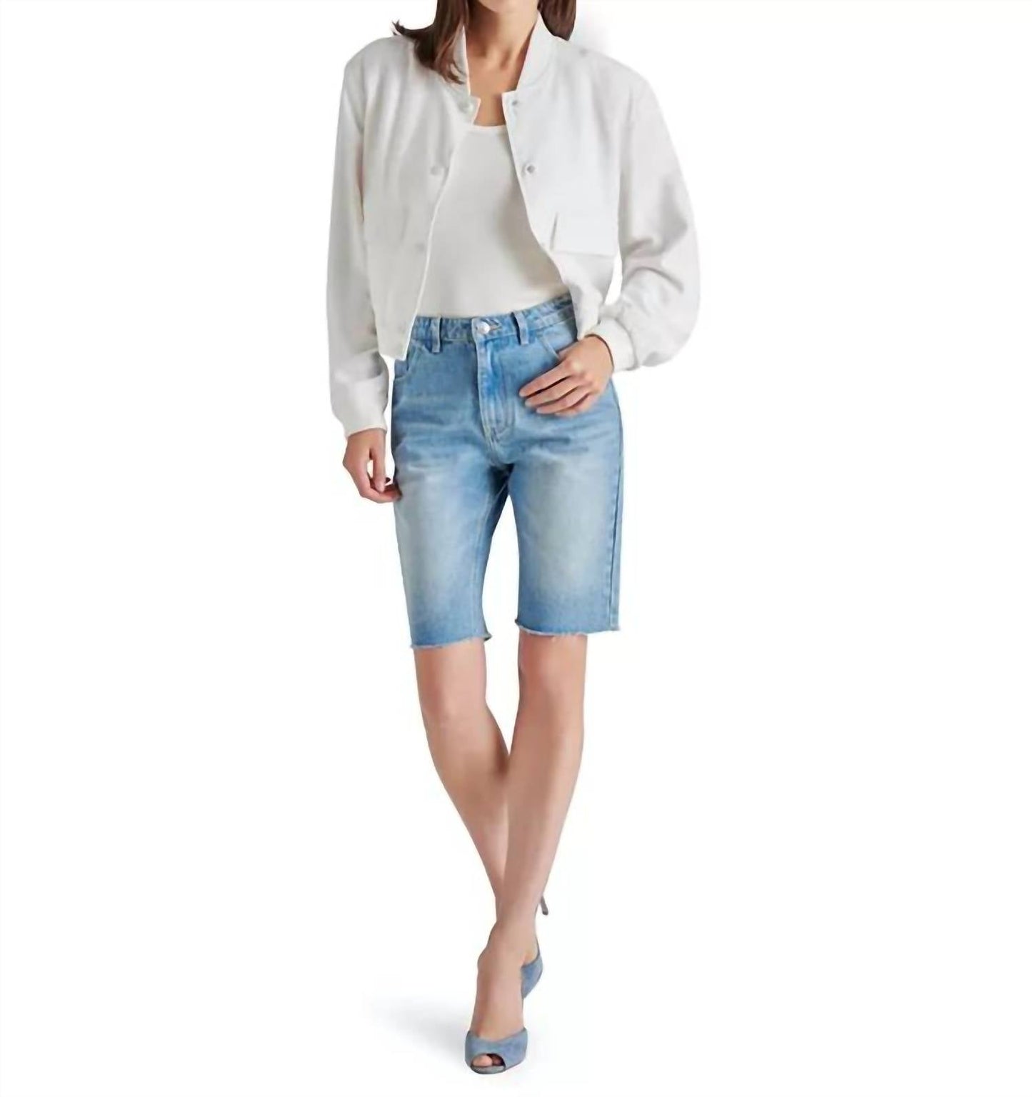 Steve Madden - Ardine Linen-blend Bomber Jacket