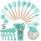 35 Piece Silicone Kitchen Utensil Set with Holder