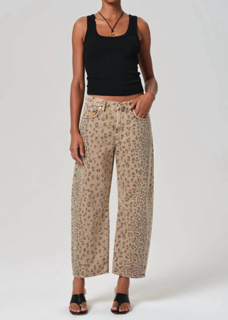 Citizens Of Humanity - Miro Animal Print Barrel Leg Jeans
