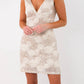 B.Right - Rose Sequin Mini Dress