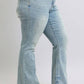 Judy Blue - Pin Tac Detail Flare Jeans