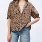 Dear John Denim - Button Down Leopard Top