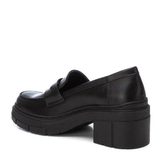Xti - Mocassins casuais femininos de salto