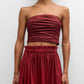 A.L.C. - Gisele Gathered Tube Top