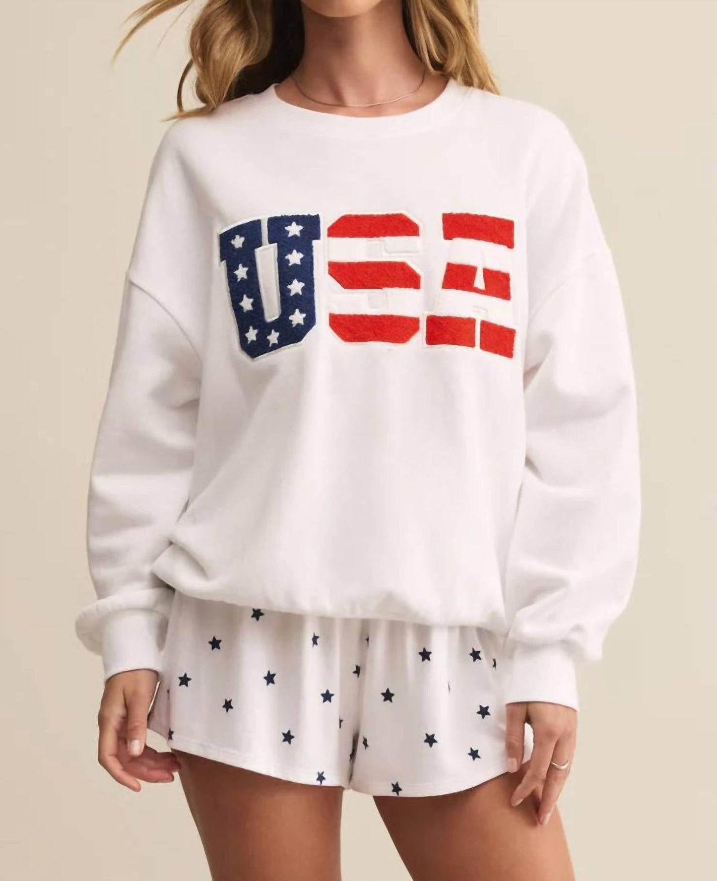 Z Supply - Oversized USA Sweatshirt