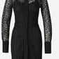 Alexander Mcqueen - Leopard Devore' Jersey Day Dress