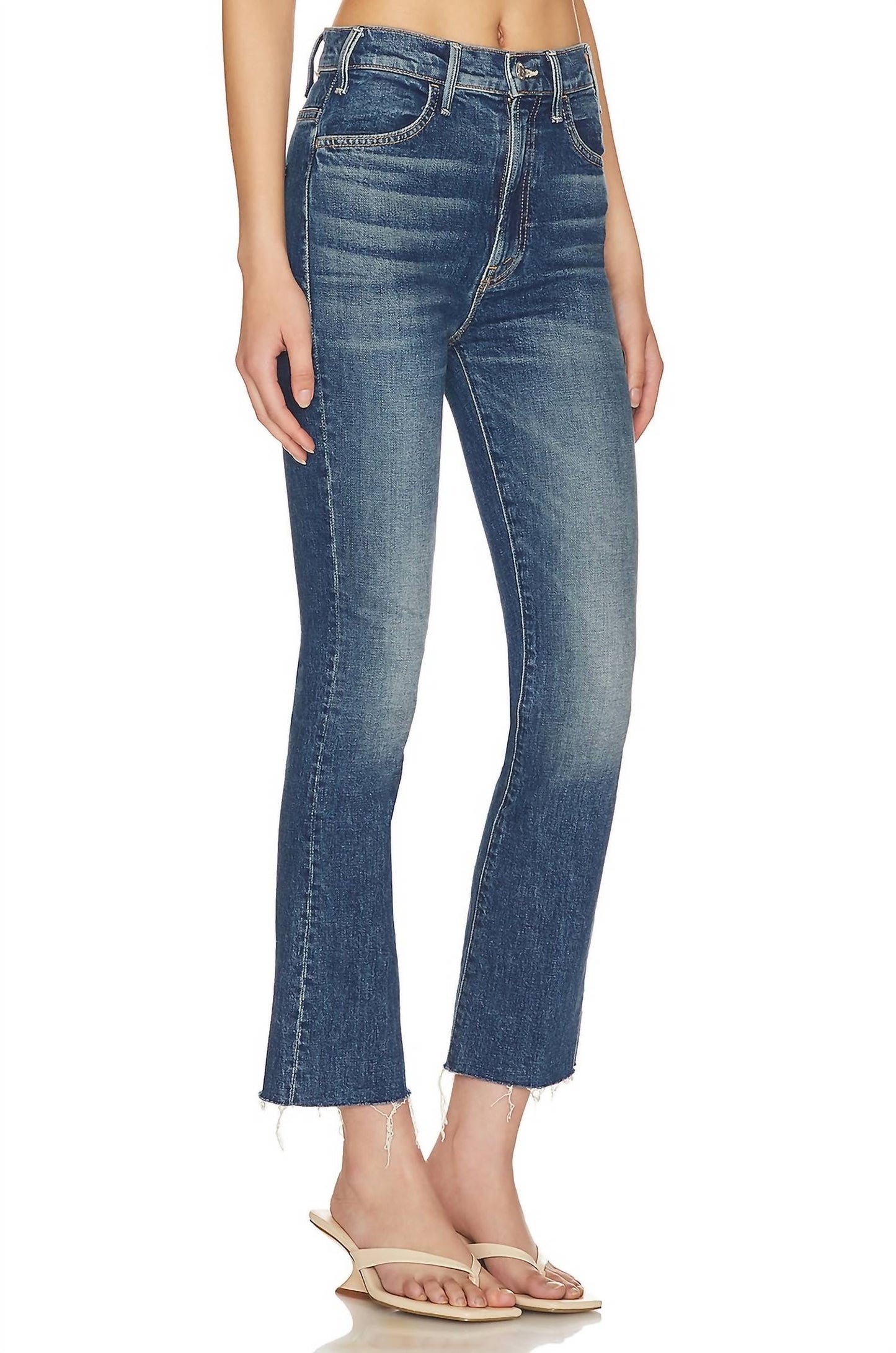 Mother - Hustler Flood Fray Jeans