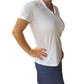 Ana Clare - Short Sleeve V-Neck Polo