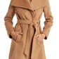 Michael Kors - Wool Belted Wrap Solid Coat