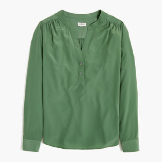 J.Crew - Blusa feminina com carcela popover