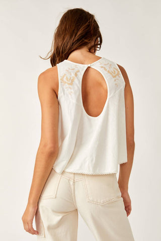 Free People - FUN AND FLIRTY EMBROIDERY TOP