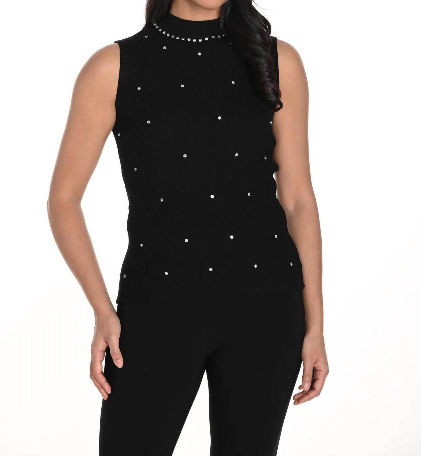 Frank Lyman - Mock Neck Knit Top