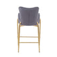 Fabric Counter Height Bar Stools (Set of 2)