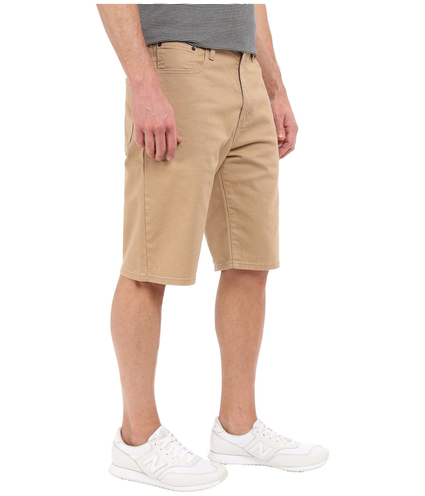 Calça Levi's 569 Loose Straight Short Bege Masculina Tamanho 32"
