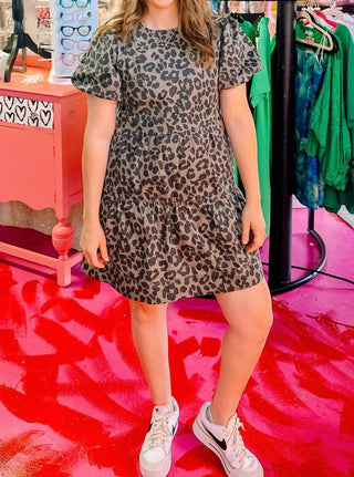 Aapparella - Leopard Mini Dress