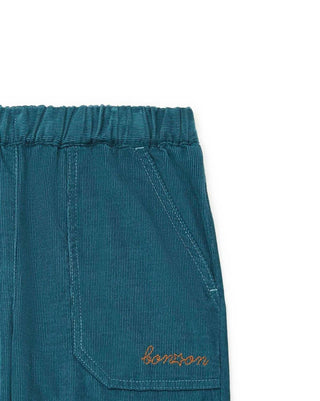 Bonton - Calça de veludo orgânico Batcha para meninos