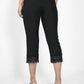 Frank Lyman - Lace Trim Woven Pant
