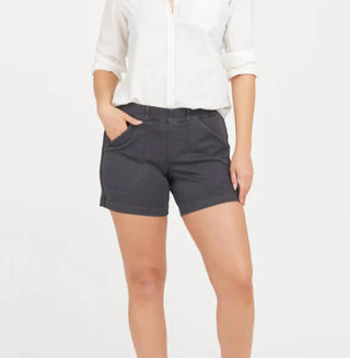 Spanx - Shorts de sarja elástica