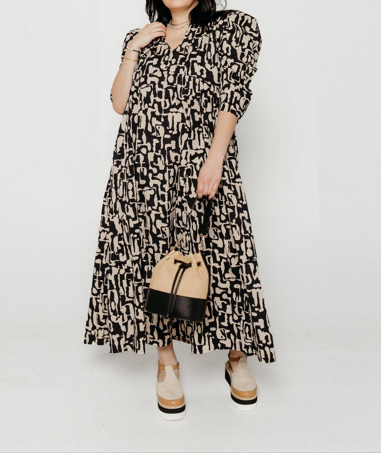 Bel Kazan - Willa Dress Cream Sahara