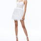 Alice + Olivia - Feathered Mini Dress