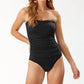 Tommy Bahama - pearl shirred bandeau swimsuit